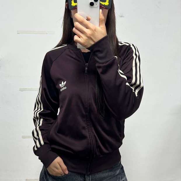 아디다스 트레포일 로고 초코 브라운 슈퍼스타 져지