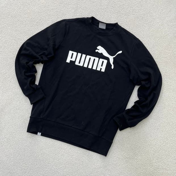 S 푸마 빅로고 긴팔 맨투맨 0401M