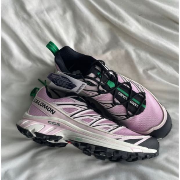 [42.5] 살로몬x샌디리앙 XT-6 핑크
