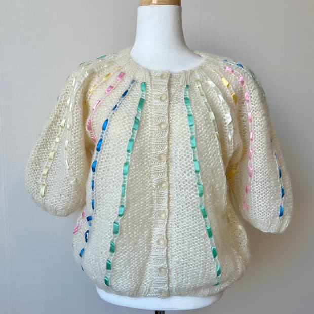 pastel cardigan