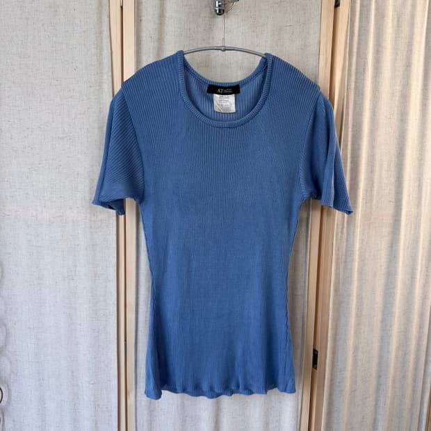 아츠로타야마 아크릴 니트 탑