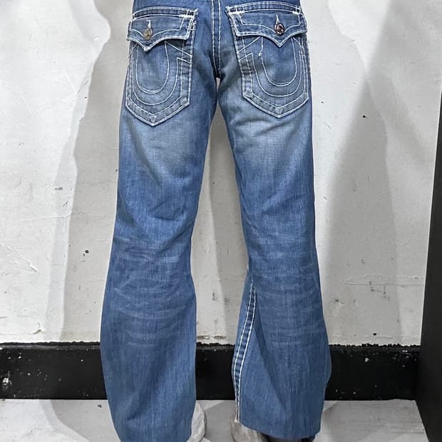 USA 트루 릴리전 연청 빌리 슈퍼 티 데님 팬츠 청바지 