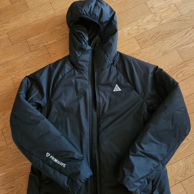 나이키 ACG 로프드도프 프리마로프트 자켓 경량 패딩 후디 바람막이 등상