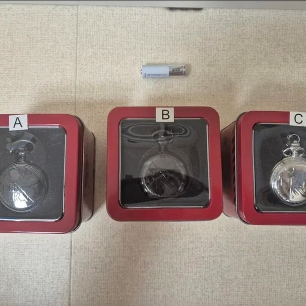 새제품 한정판 에반게리온 레이 메탈 포켓 워치 풀세트 3종 굿즈