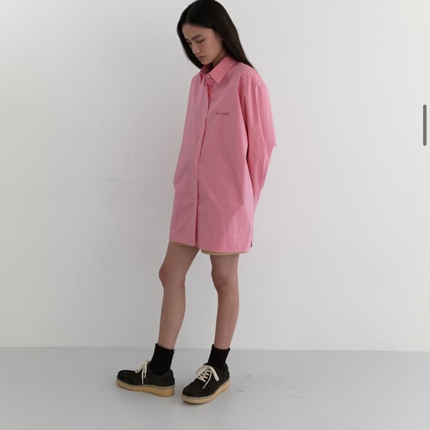 마조네 핑크셔츠