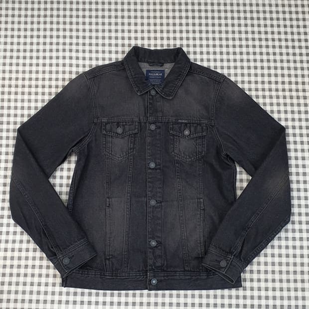 풀앤베어 스판 데님 청자켓 남자95