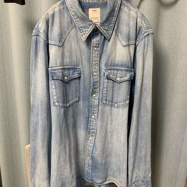 (Size 2) Visvim 소셜스컬프쳐 셔츠 DMGD