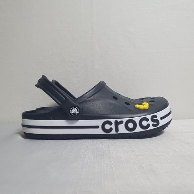 크록스 바야밴드 클로그 블랙화이트 270mm