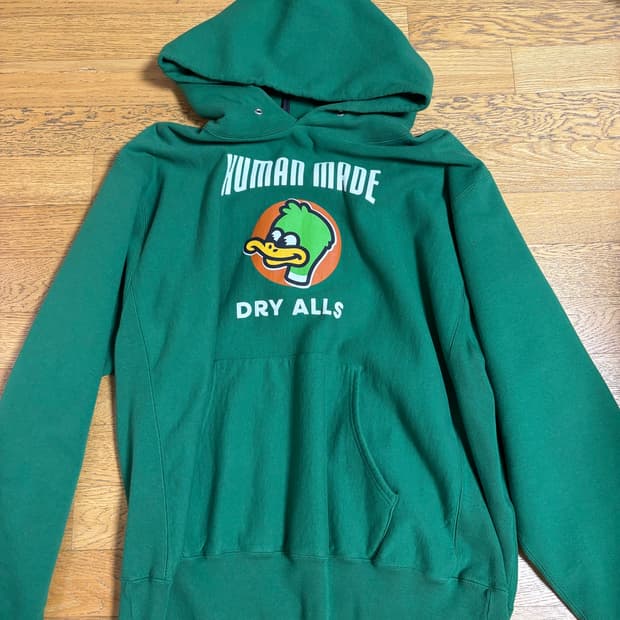 휴먼메이드 오리 후드 xxl