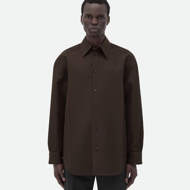보테가 베네타 울 트윌 오버셔츠 48