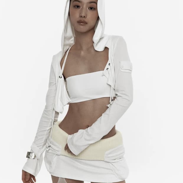 카시코 후디 볼레로 가디건