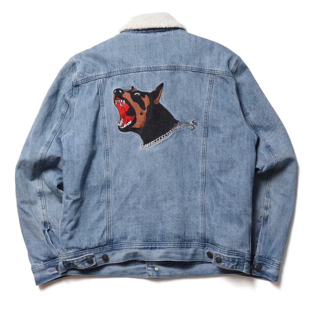 오베이 Obey Sherpa Denim Trucker Jacket
