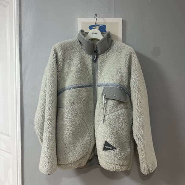 앤드원더 그라미치 플리스 자켓 라이트 그레이 L