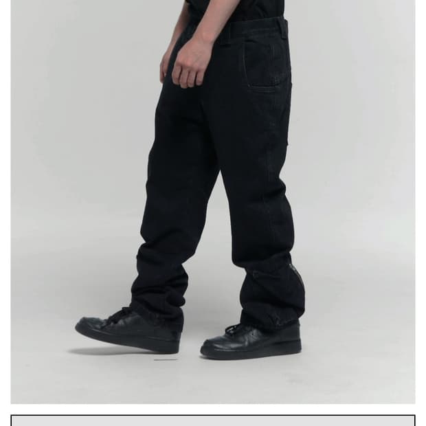 플라스틱프로덕트 MPa ANKLE CARGO PANTS (BLACK)