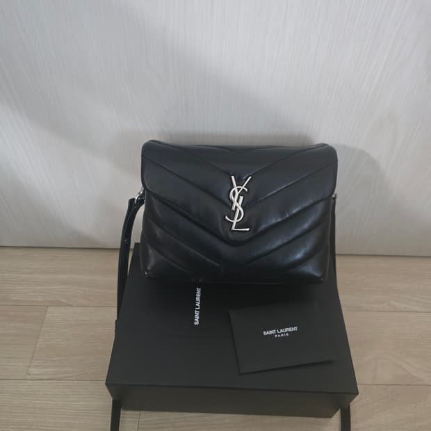 생로랑 룰  토이백 은장 크로스백