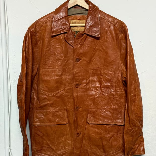 90-00‘s 팀버랜드 레더 카코트 M