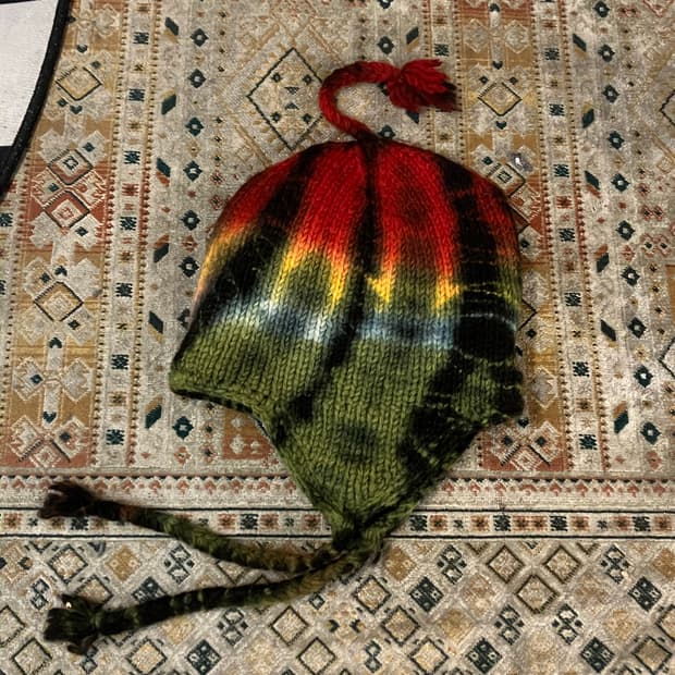 빈티지 뜨개 무지개 모자 비니  #csz2115