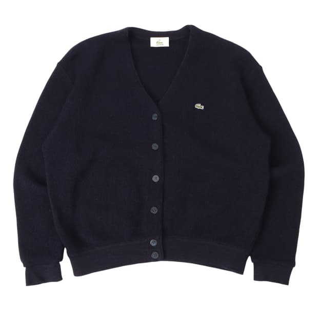 라코스테 네이비 울 가디건