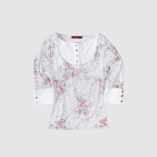 인앤양인하모니 로즈 Layered top, rose