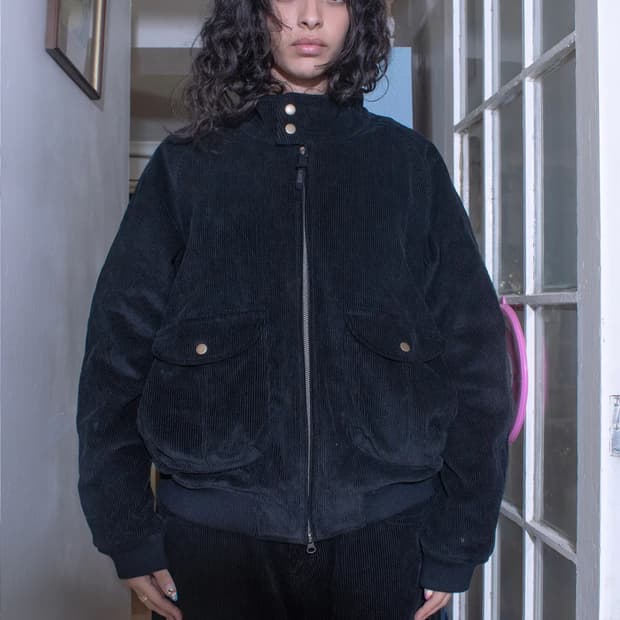 ERTR 코듀로이 해링턴 자켓