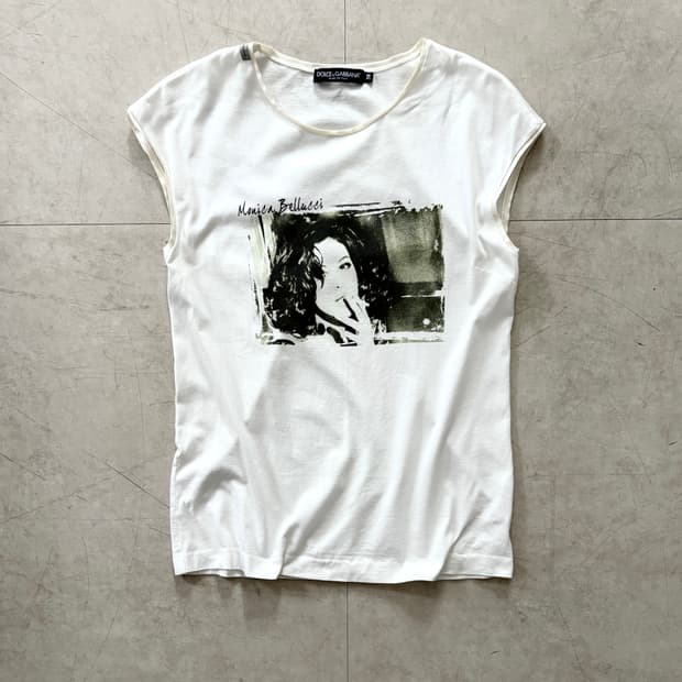 Monica bellucci print sleeveless
