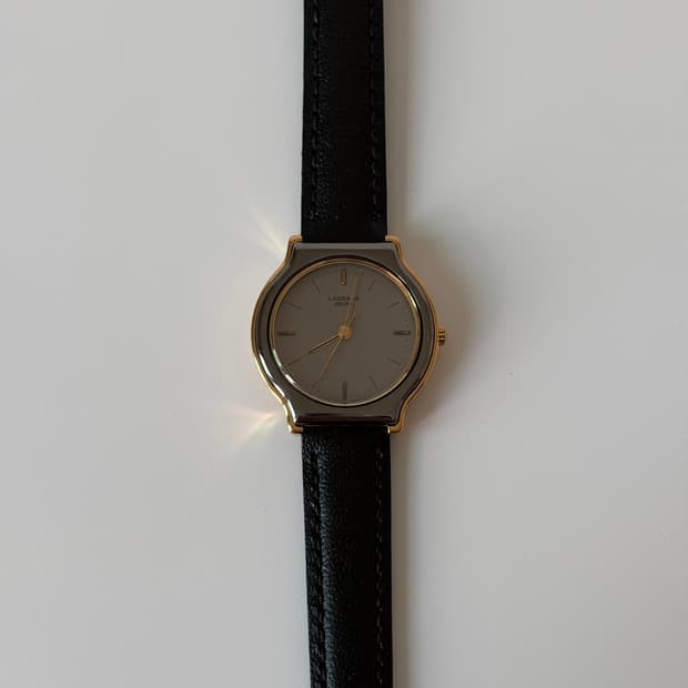 1980s Lassale Black Ladies Quartz