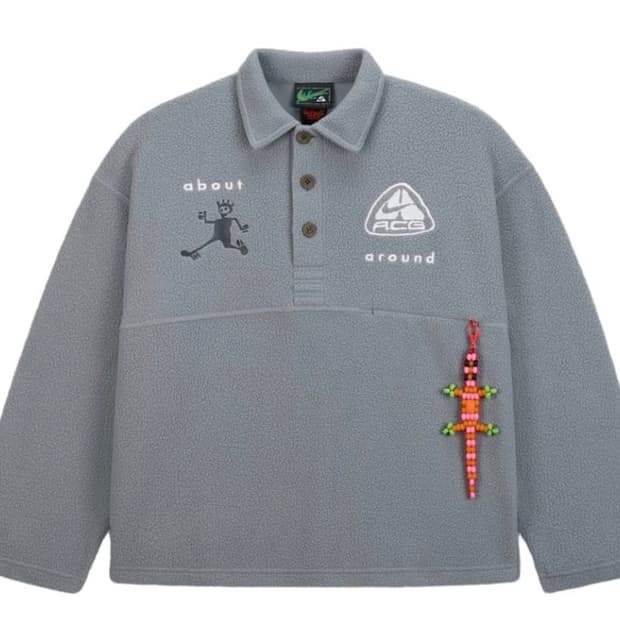 [XL] 나이키 ACG x CPFM 롱슬리브 폴로 그레이