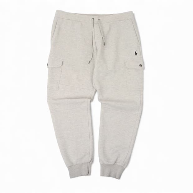 폴로 랄프로렌 QR 그레이 카고 조거 스웨트팬츠