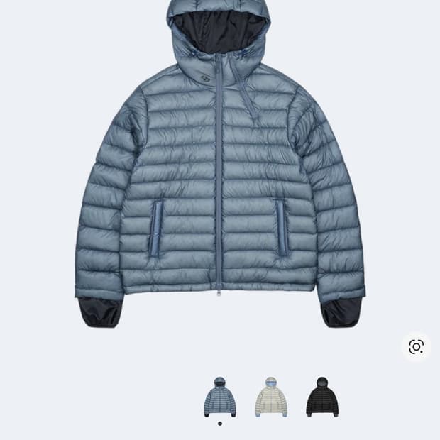 산산기어 서픽스 푸퍼 자켓 네이비 새상품