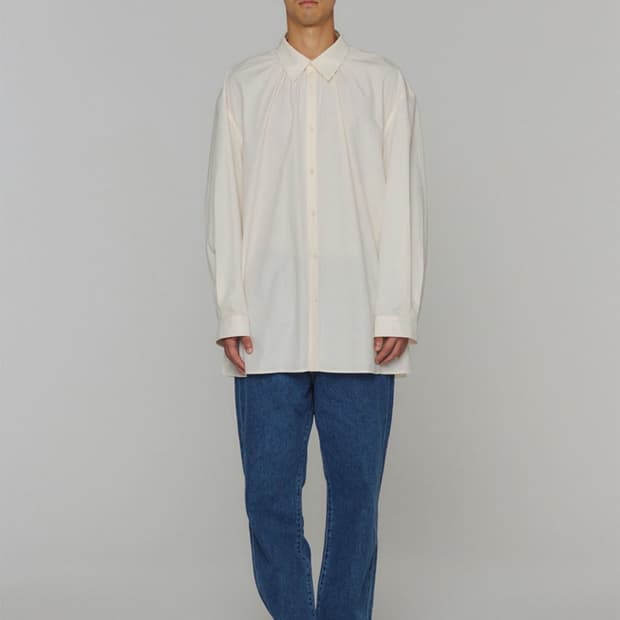 M)아모멘토-24FW 맨즈 리사이클 코튼 데님 미드블루