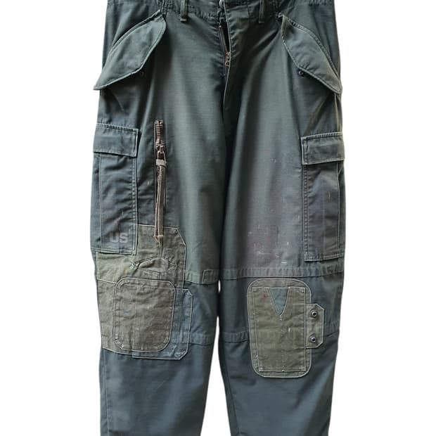 m-65 팬츠 빈티지 커스텀[업그레이드 버전/ 프론트 지퍼]