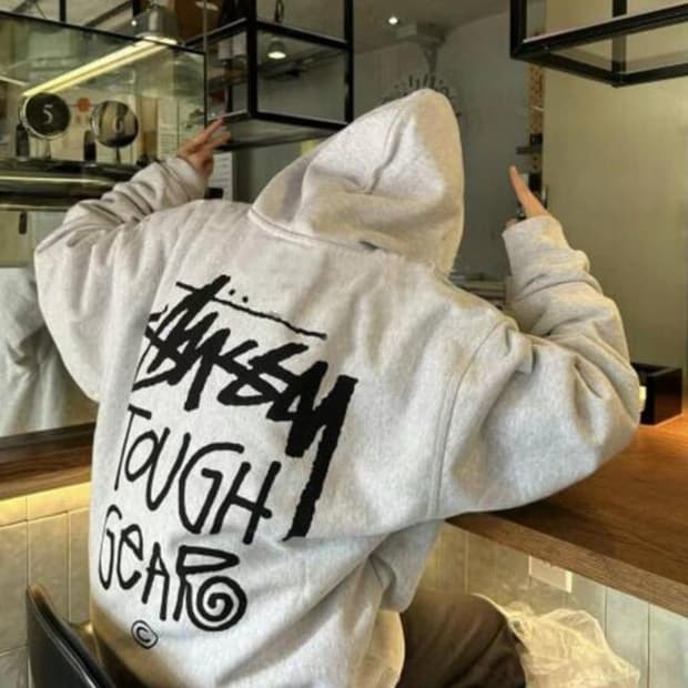 스투시 터프기어 후드티 L