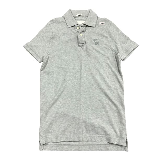 ✨ (바배) 아베크롬비 그레이 카라 반팔티 