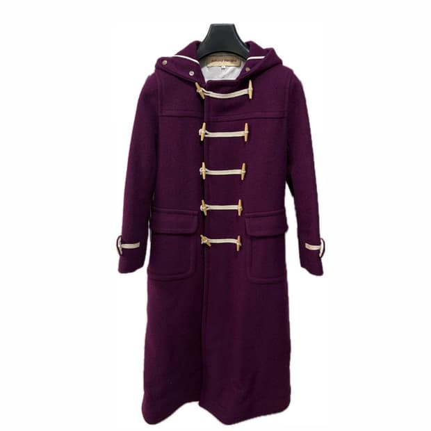 빈티지 포도 플럼 떡볶이 코트