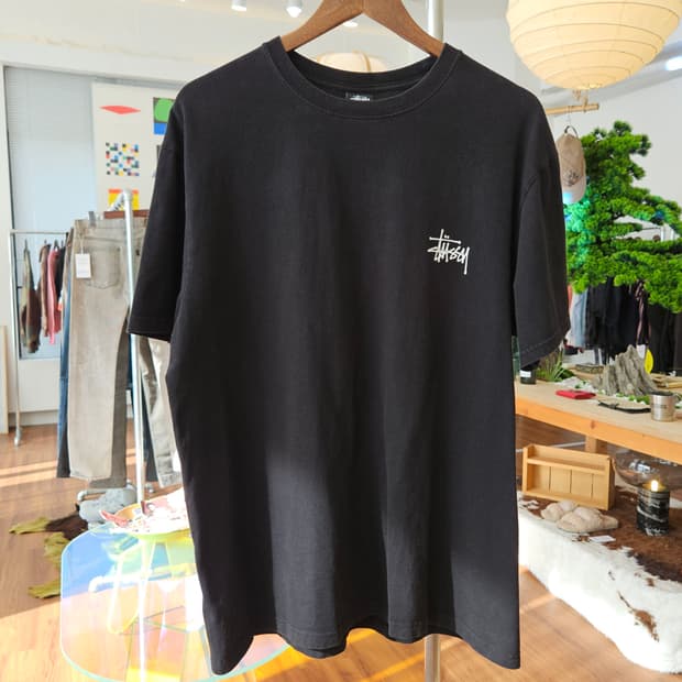 스투시 베이직 로고 티셔츠
