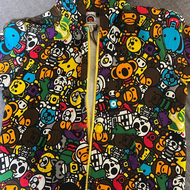 베이프 베이비 마일로 후드집업