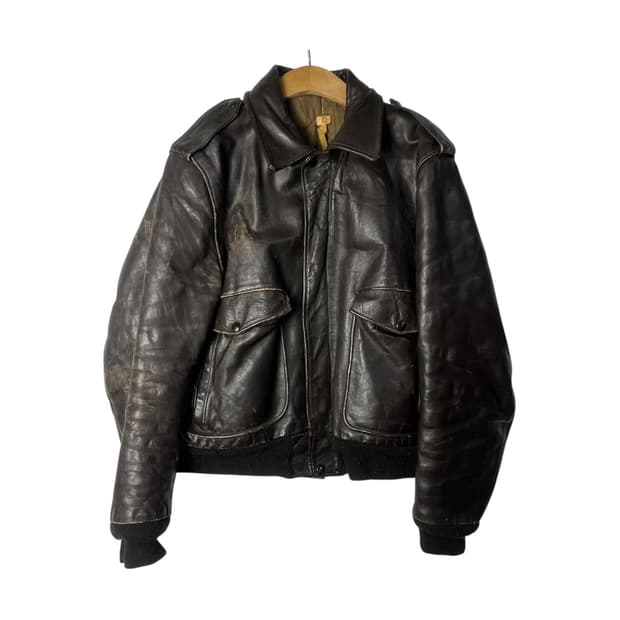 [Military] 80's 밀리터리 A-2 레더자켓