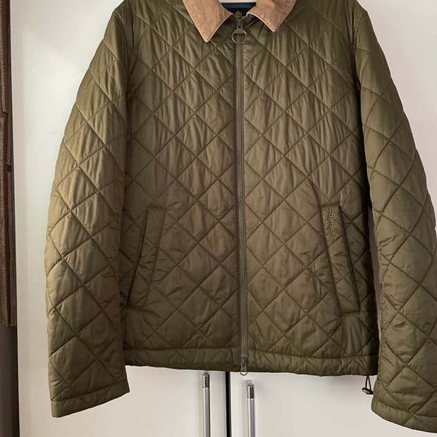 바버 경량 퀼팅 자켓S