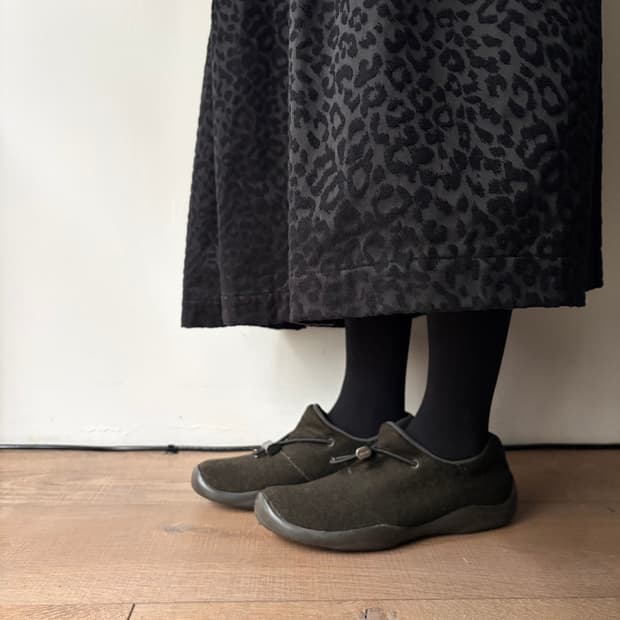 Wool Logo String Shoes