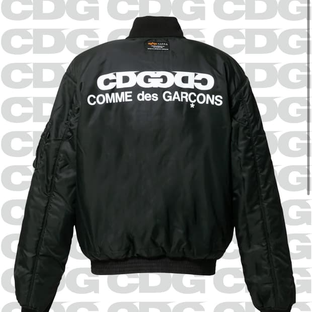 CDG 꼼데가르송 알파인더스트리 WEP 리버시블 봄버자켓