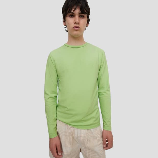 [L,XL]기마구아스 Conan 롱 슬리브리스 탑/그린