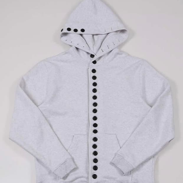 더즌매터 버튼 후드집업