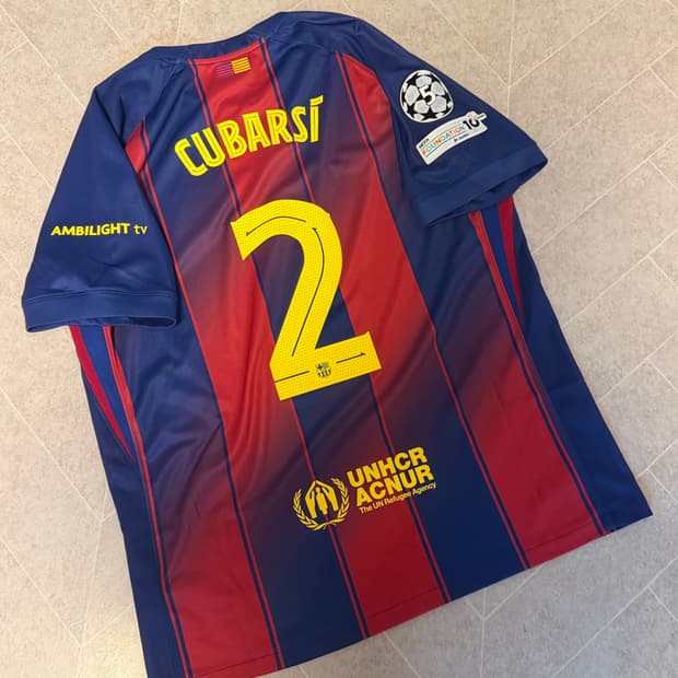 25/26 바르셀로나 쿠바르시 유니폼