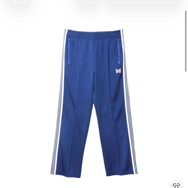 니들스 스트레이트 트랙팬츠 s 로얄블루