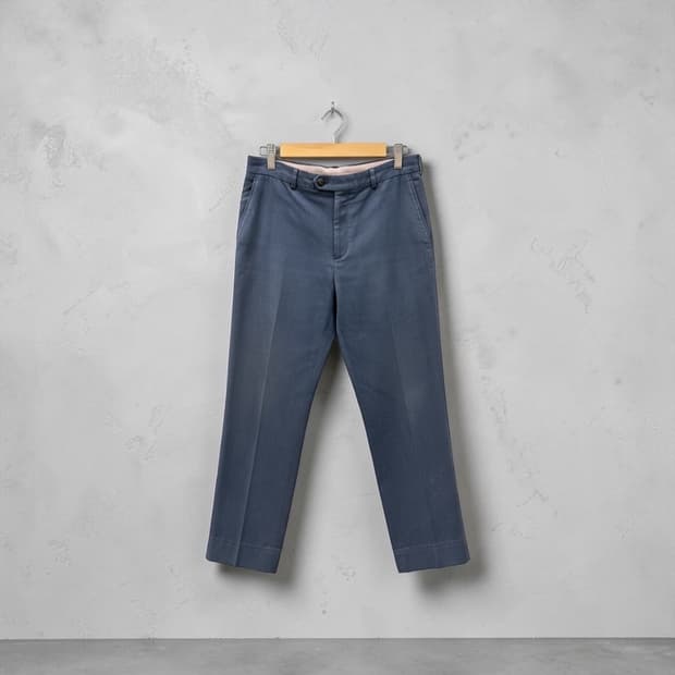 50/ 로로피아나 가먼트다이드 해비코튼 팬츠