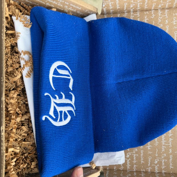 Chrome Hearts Blue Watch Cap Beanie 판매