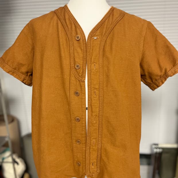 비즈빔 머스타드 덕아웃 셔츠 3