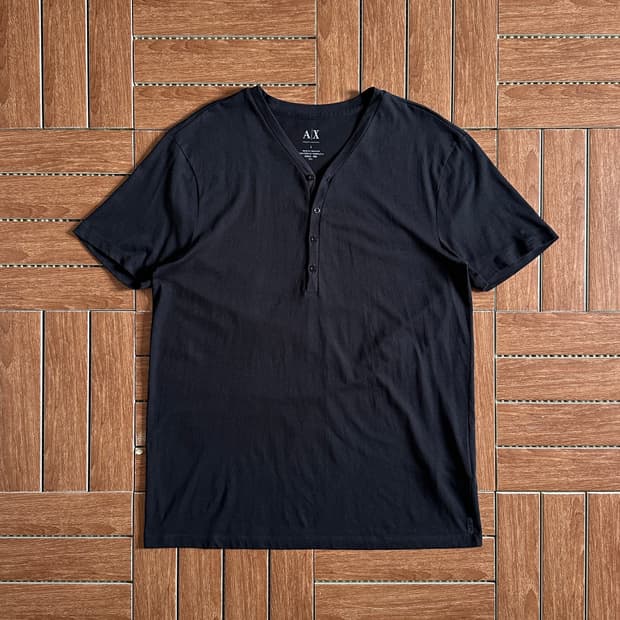 Armani Exchange pima cotton 1/2 tee