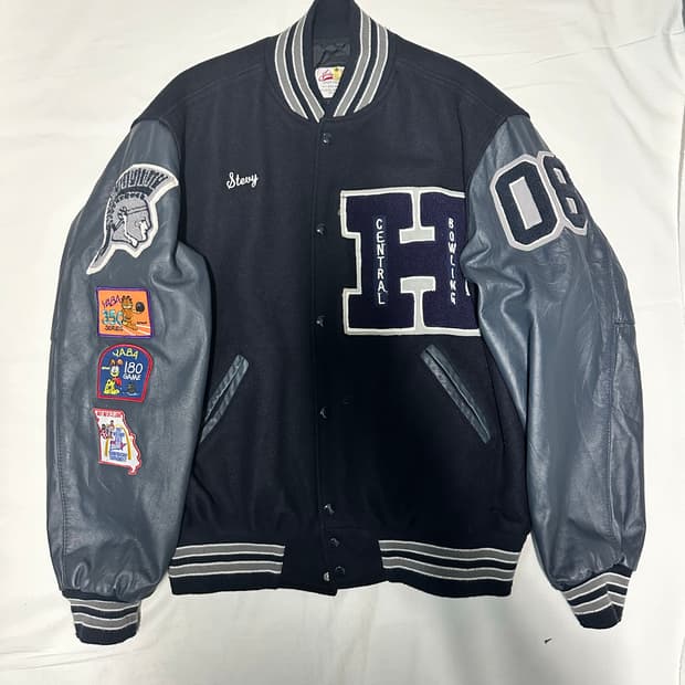 빈티지 바시티자켓