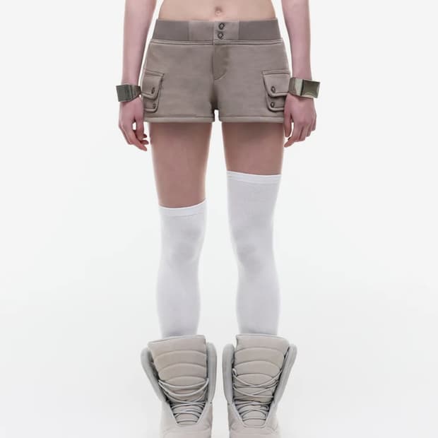오퍼스0012 마이크로 카고 팬츠 베이지 s